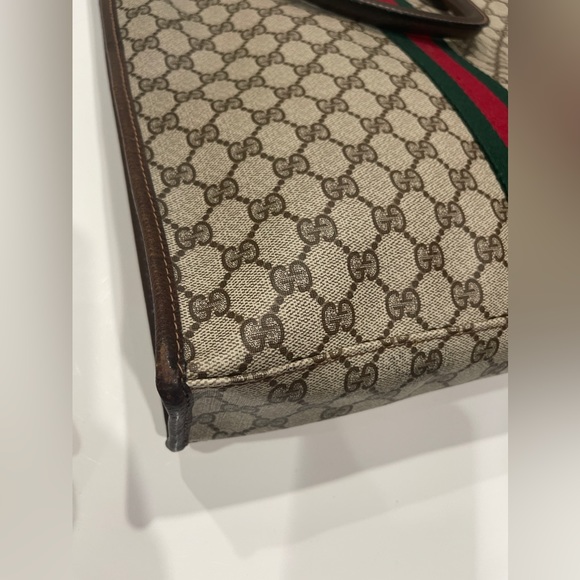 Gucci GG Supreme Monogram Web Tote - Picture 8 of 17